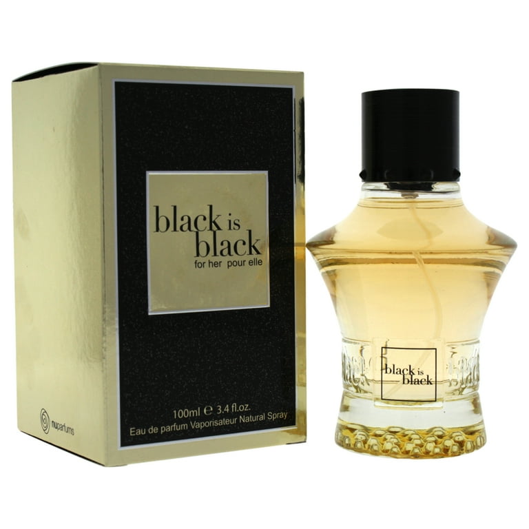 Black is Black for Her by NuParfums, oz EDP Spray for Women