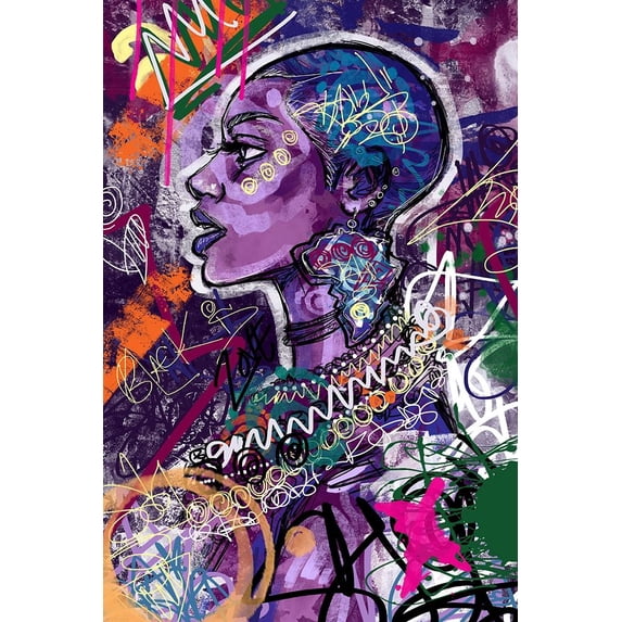 Black Is Love Poster Print by Justin Copeland (12 x 18)