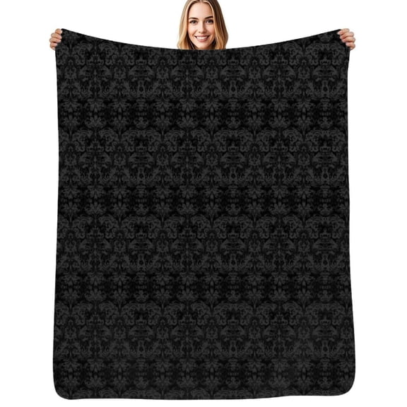 Black Islamic background Flannel Blanket Warm Soft Bedding Throws Winter Camping Chair Sofa Bed