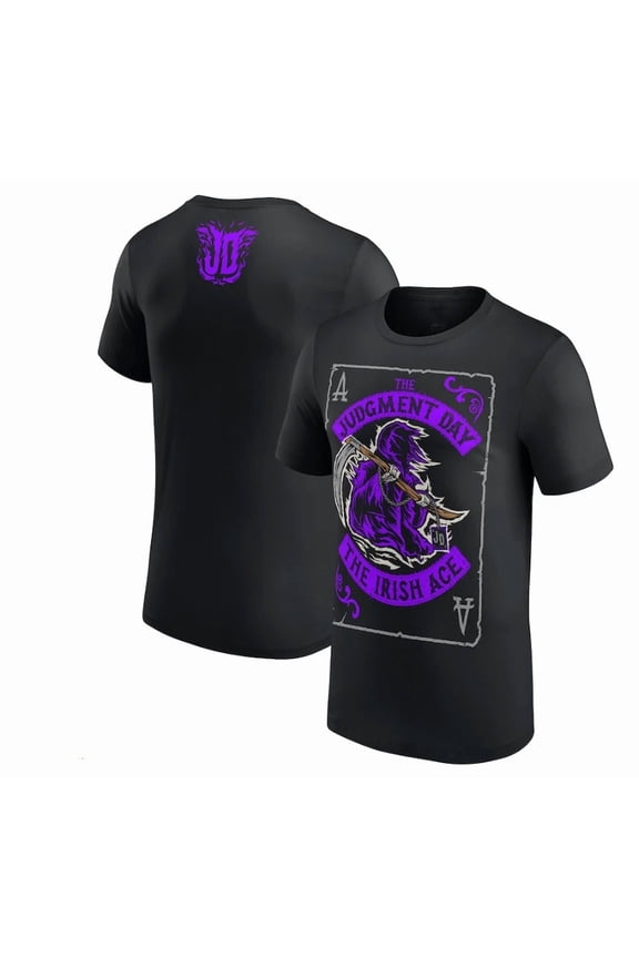 Black JD McDonagh The Irish Ace T-Shirt,Black Color,Size XL