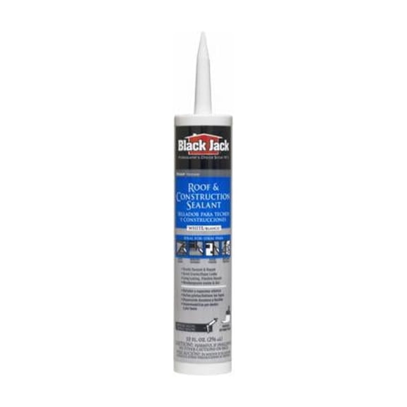 Black Jack 5227-1-61 Roof Patch, White Acrylic, 10-oz. Cartridge - Quantity 1