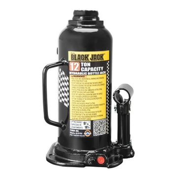 Black Jack 12 Ton Welded Bottle Jack Black, T91213W