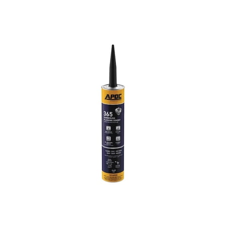 Black Jack Rubr-Seal Roof Cement - Rubberized, All Weather - 10 oz, Black — Residential Use, Standard Application