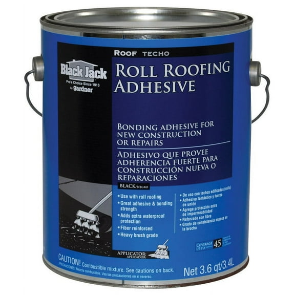 Black Jack 6150-9-34 Roll Roofing Adhesive, 3.6 Quart
