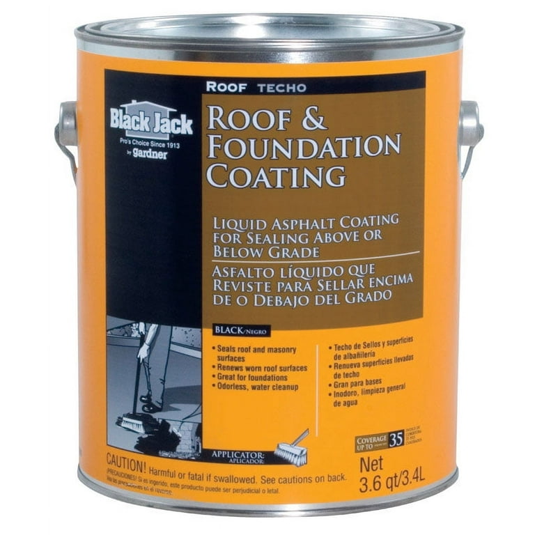 BLACK JACK 3.6 Quart Elastomeric Roof Sealant BLACK JACK 3.6 Quart Elastomeric Roof Sealant