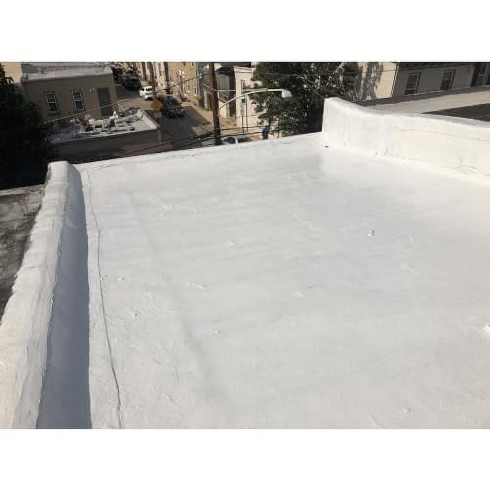 Black Jack Eterna-Kote 100% Silicone+ Roof Coating, White, 1 Gallon, Waterproof Sealant for Permanent Water Protection, Ideal for Flat Roofs, 100% Silicone Rubber Roof Coating