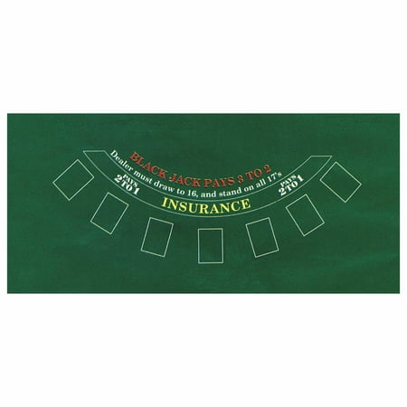 Black Jack Felt Game Board