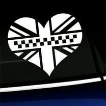 Black Jack Heart - Vinyl Decal For MINI Cooper - Choose Color - [WHITE]