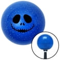 thumbnail image 1 of Black Jack O Lantern Face Blue Metal Flake Shift Knob with M16 x 1.5 Insert Auto, 1 of 1