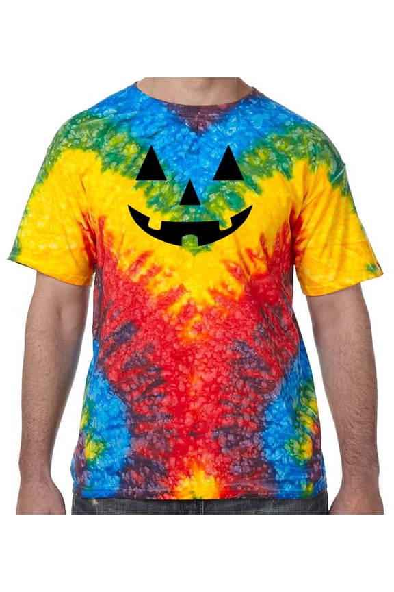 Black Jack O Lantern Psychedelic Tie Dye Tee Shirt - Woodstock, 2XL
