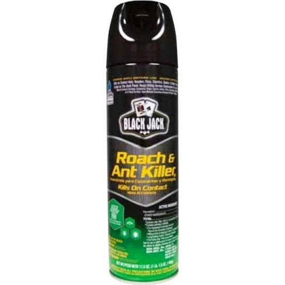 Black Jack Indoor & Outdoor Roach & Ant Killer Spray, 17.5 oz, 3 Pack