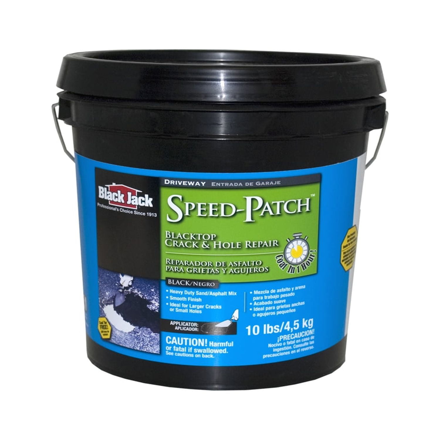 Black Jack SpeedPatch Matte Black WaterBased Latex Driveway Sealer 10