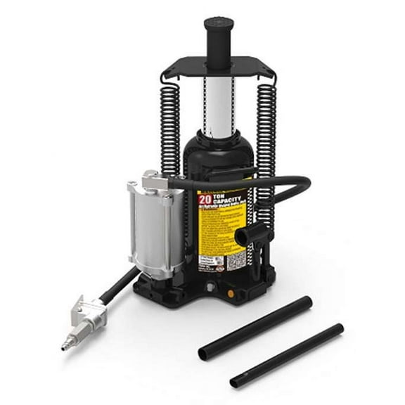 Black Jack TQ20006W Air Bottle Jack, Welded Structure, 20 Ton Black