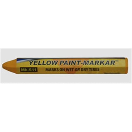 Black Jack Tire Repair 0.5 In. Yellow Paint Marker Hex