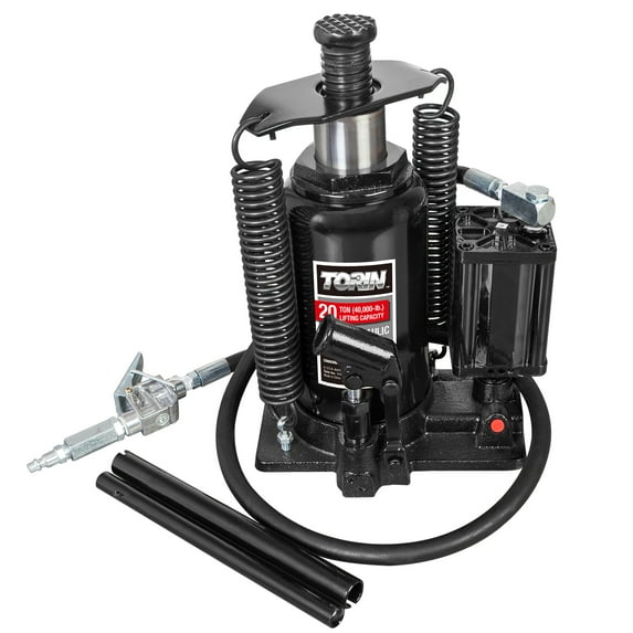 Black Jack Torin Air Hydraulic Bottle Jack, 20 Ton Capacity