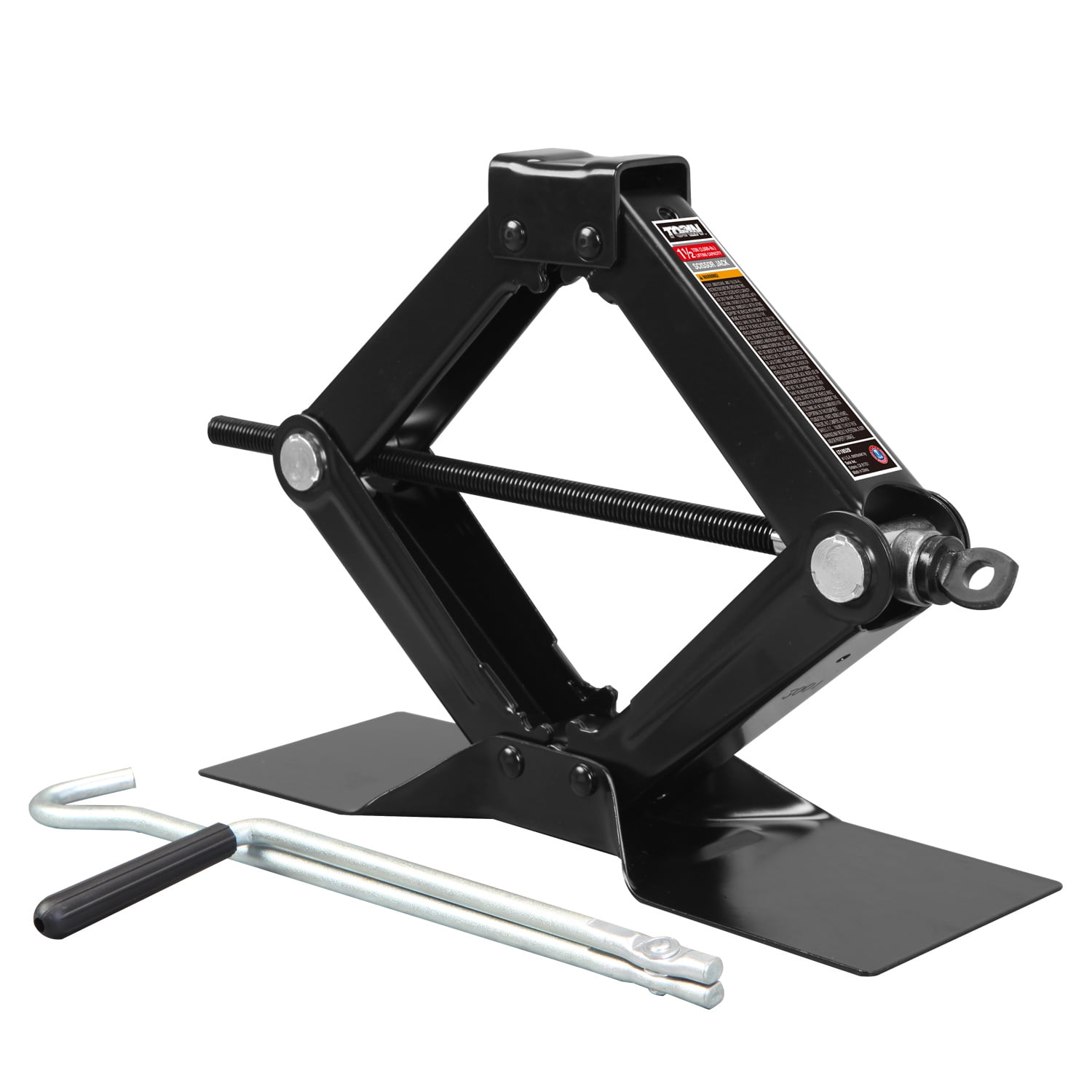 Black Jack Torin Steel Scissor Jack, 1.5 Ton (3,000 lb) Capacity