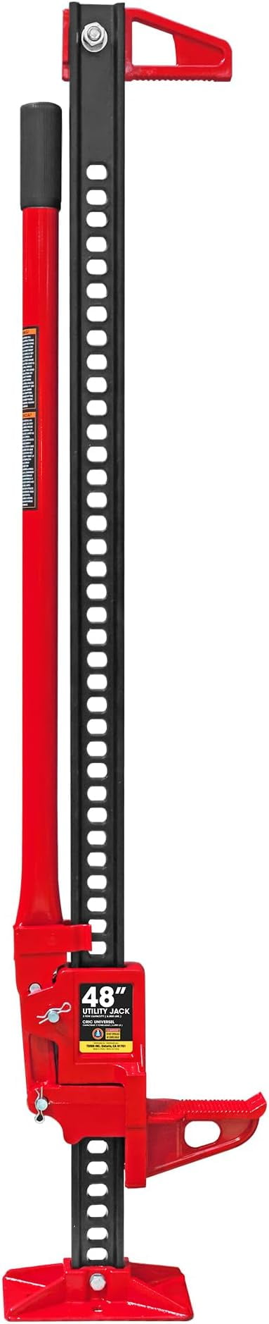 Black Jack Torin TR6501B 48" Ratcheting Off Road / Utility Farm Jack, 3 Ton Capacity