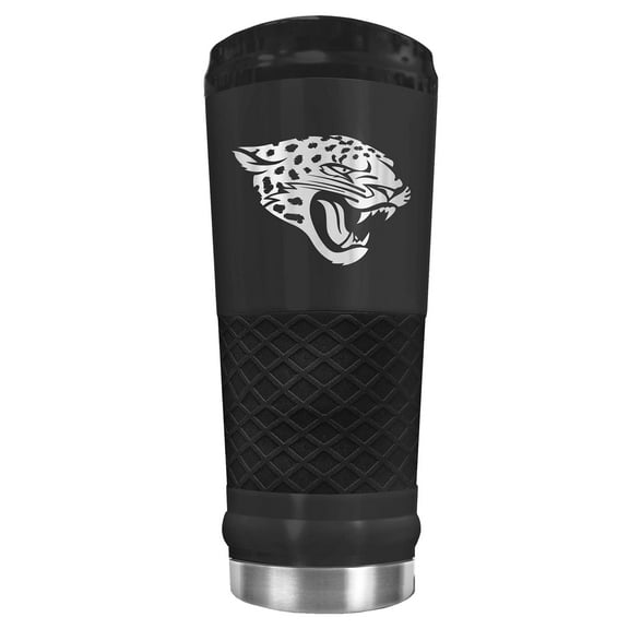 Black Jacksonville Jaguars 24oz Stealth Matte Tumbler