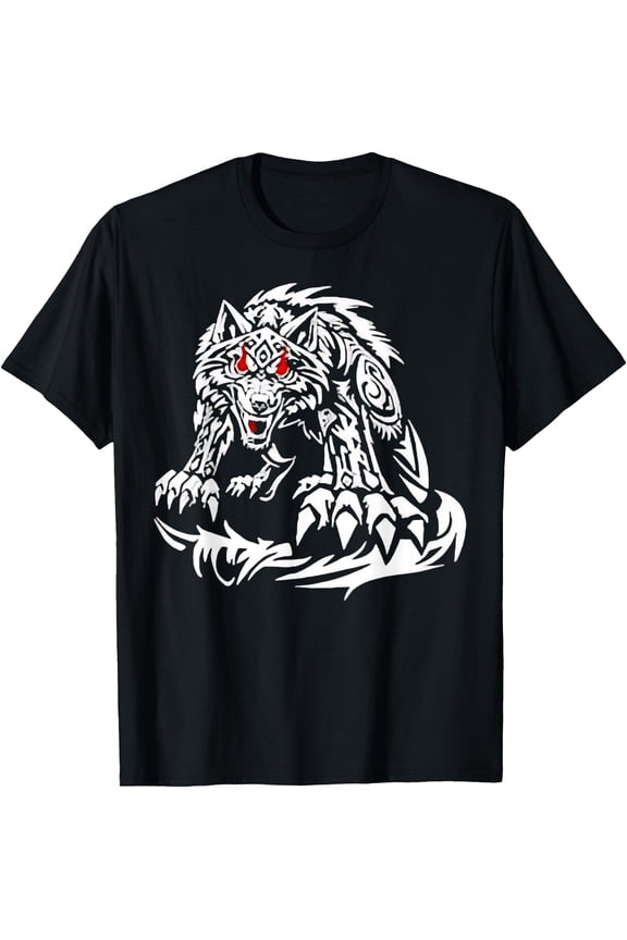 Black Jacob Fatu Wolf T-Shirt