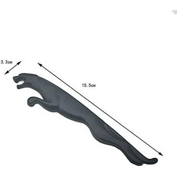 Black Jaguar Rear Metal Car Sticker Leopard Logo Emblem Rear Trunk Auto Badge Decal for Jaguar Black Xj Xf Xe XJR XKF Xjl