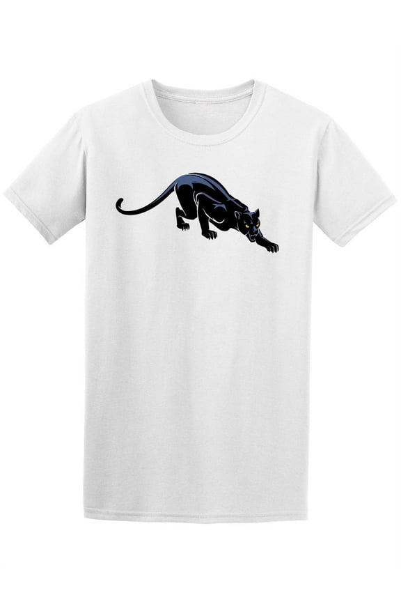 Black Jaguar T-Shirt Men -Image by Shutterstock, Male Medium