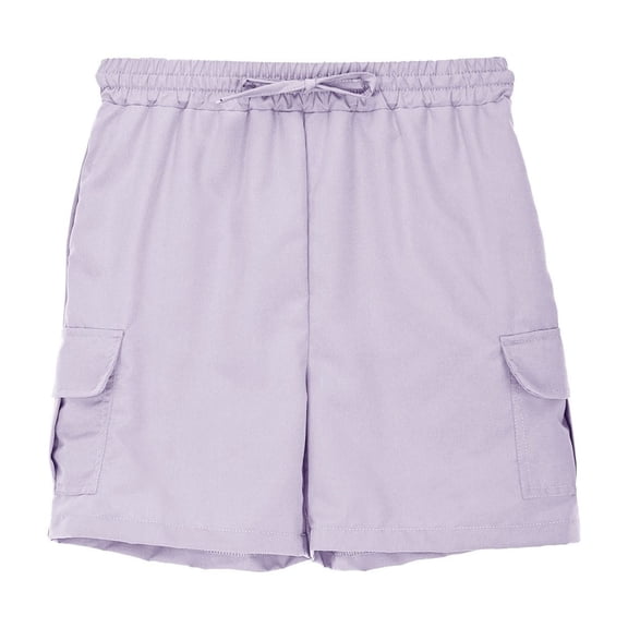 Black Jean Shorts Boys Boys Cargo Shorts Elastic Waist Pull-On Looks Jeans Lightweight Youth School Shorts with Pockets Summer Clothes 5-12Y