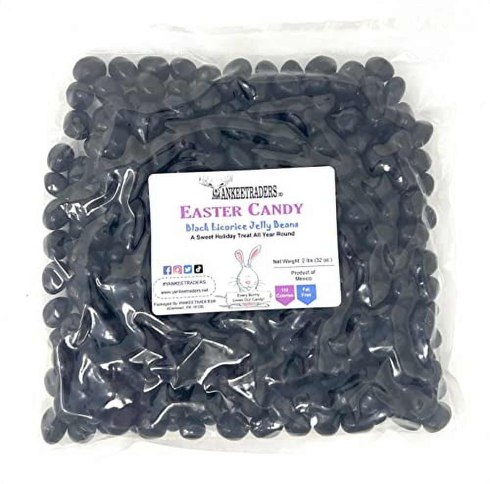 Black Jelly Beans Licorice Flavor 2 Lbs.