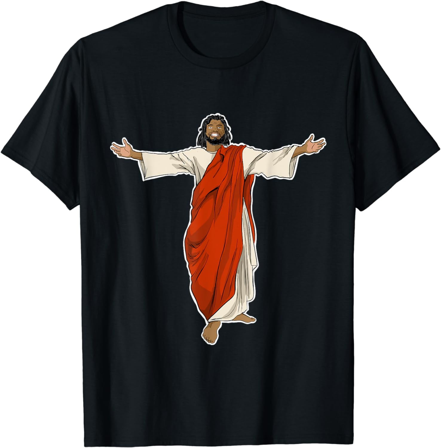 Black Jesus T-Shirt - Walmart.com