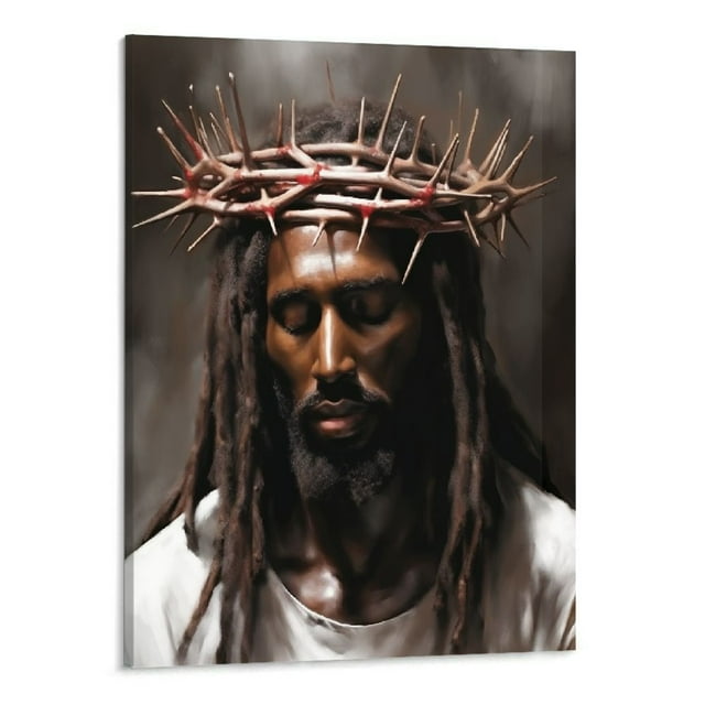 Black Jesus Wall Art & Decor - African Americans Wall Art - Black Man ...