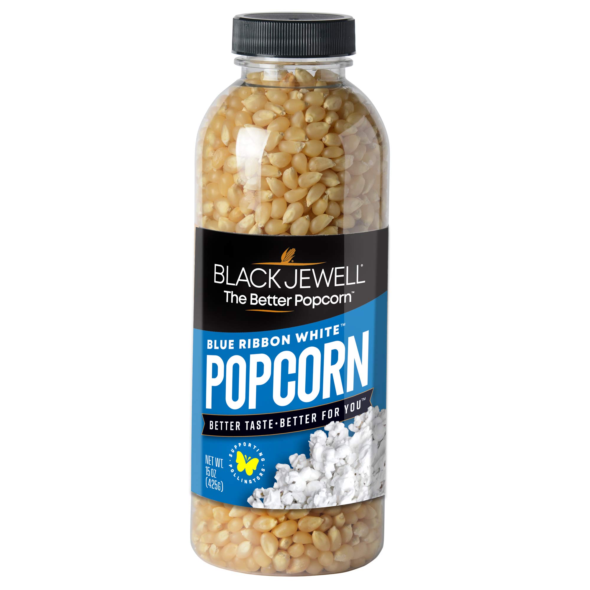 Black Jewell Gourmet Popcorn MSF2 Kernels, Blue Ribbon White, 15 Ounces
