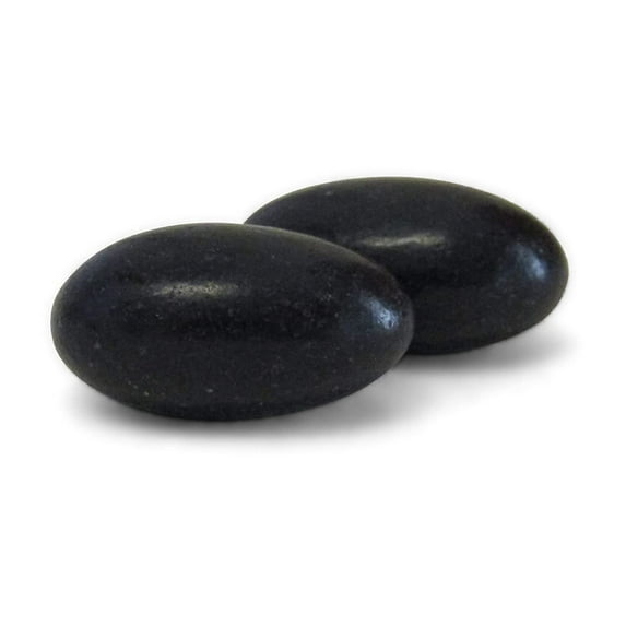 Black Jordan Almonds by Its Delish, 1 LB Bulk Sugared Almond Nut with Sweet Hard Candy Coating - Bulk Wedding Favors, Bridal and Baby Showers, Party Buffets - USA Made, Vegan & Kosher