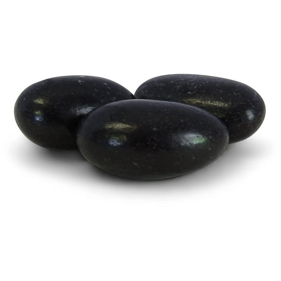 Black Jordan Almonds by Its Delish, 3 LBS Bulk  Sugared Almond Nut with Sweet Hard Candy Coating - Bulk Wedding Favors, Bridal and Baby Showers, Party Buffets - USA Made, Vegan & Kosher