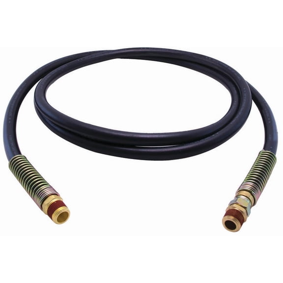 Black Jumper Hose-8ft w/Sp.Gds (Pack of 1)