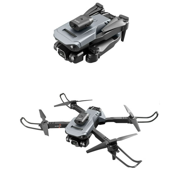 Black K6 Foldable Drone With 4D Obstacle Avoidance Dual Cameras 1800Mah Battery 15Min Flight 150M Range