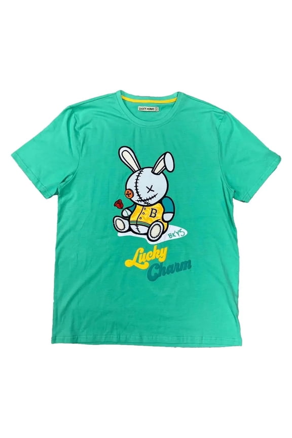Men Bomber Lucky Charm Tee (Mint Green)