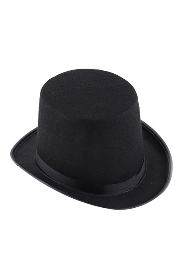 Black Kids Hat Folding Collapsible Top Hat Magician 7T6T Trick R Performer L6P5