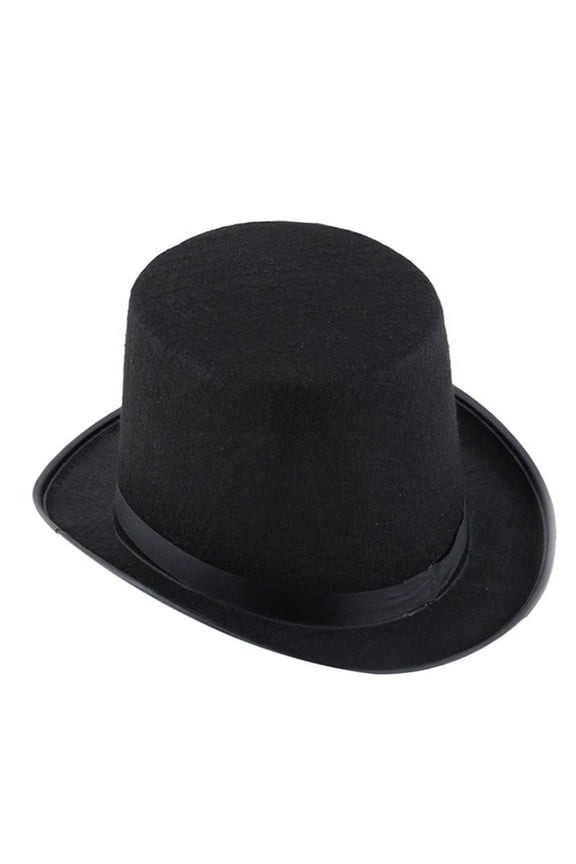Black Kids Hat Top Hat Magician U3P3A : Trick Performer V4X5 .Prof Q9L1