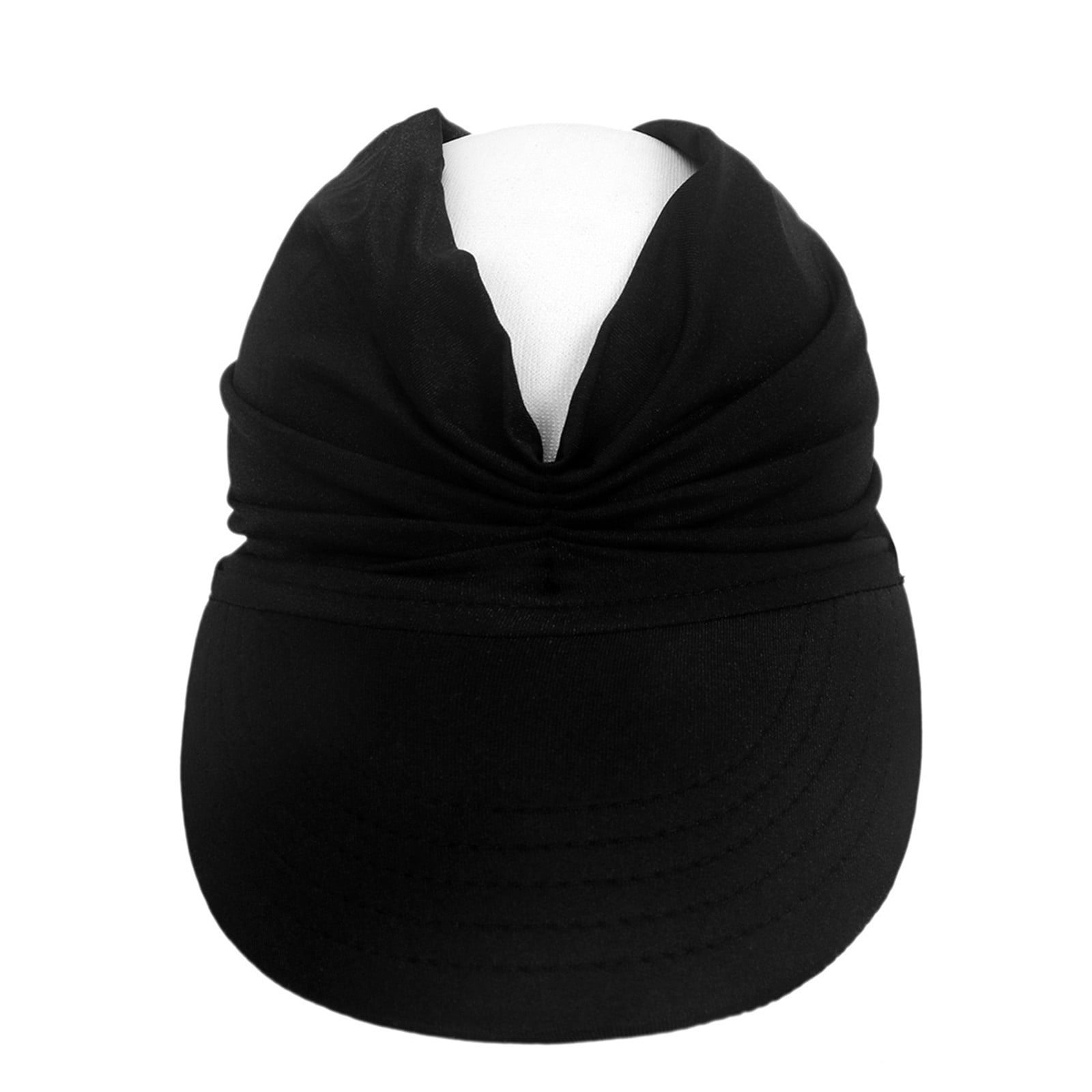 Black Kids Hats & Caps Toddler Girl Visor Wide Hat Summer Face Outdoor