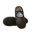 thumbnail image 1 of Black Kids Soft Soled Footwear With Strap For Dance Practice, And School Events, 1 of 5