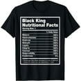 thumbnail image 1 of Black King Nutritional Facts Black History Month T-shirt Men, 1 of 3