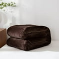 thumbnail image 1 of Black King Size Solid Flannel Throw Plush Cozy Super Soft Warm Bed Blanket, 1 of 4