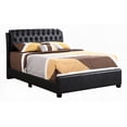thumbnail image 1 of Black King-Sized Bed Offering Robust Construction and Lasting Support for Relaxation, 1 of 7