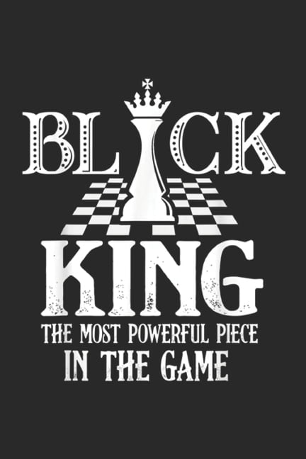 Black Queen Most Powerful Piece In The Game Chess Poster