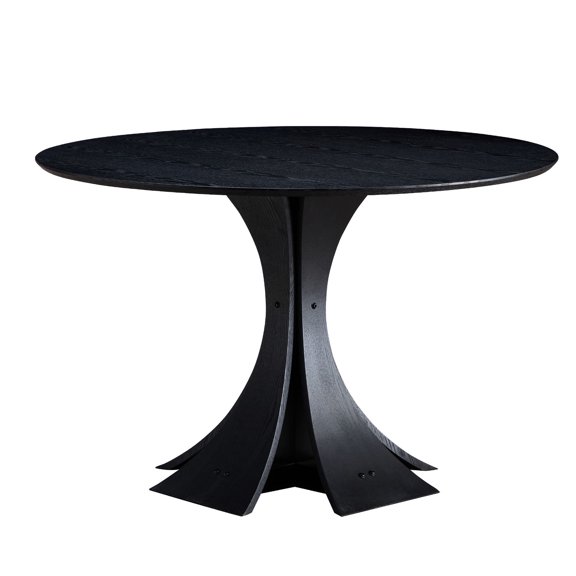 Black Kitchen Dining Table in MDF / Can Be Used as Display or Coffee Table