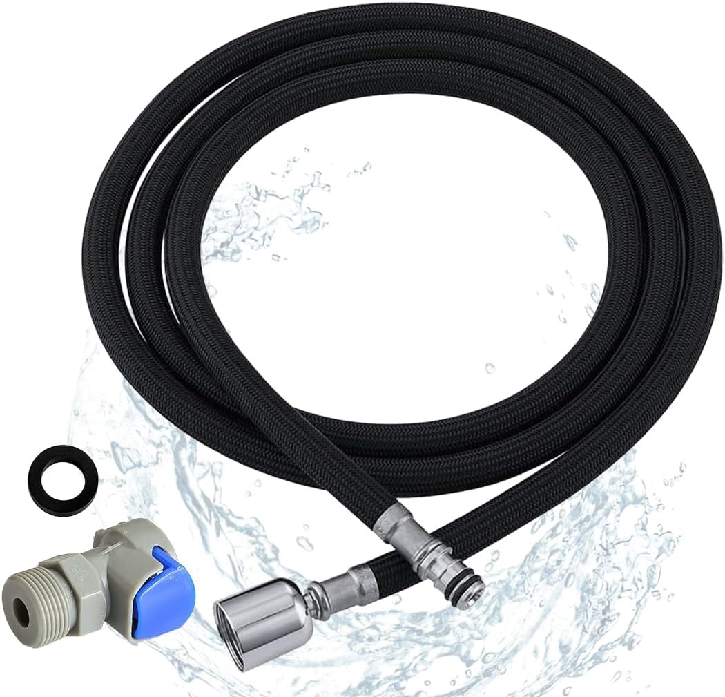 Black Kitchen Faucet GANGZI GANGZI M15*1MM X G1/2, 59-inch Nylon GANGZI with Quick Connect