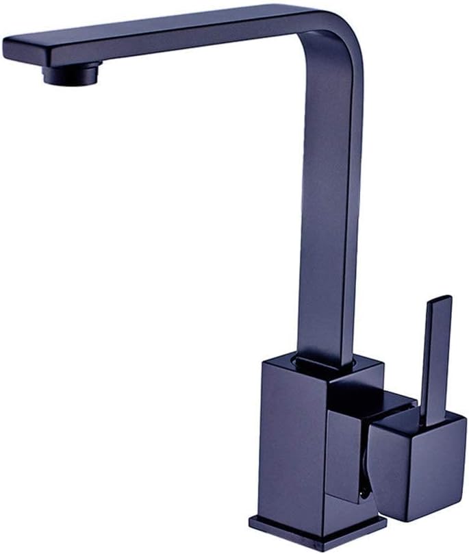 Black Kitchen Faucet Kitchen Sink Faucet Copper Hot and Cold Water