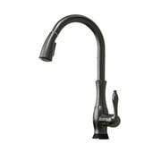 Black Kitchen Faucets Pull Out Kitchen Sink Mixer Tap, Single Lever Water Mixer Tap Crane For Kitchen 360 Rotation Mixer 866011