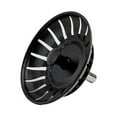 Black Kitchen Sink Replacement Drain Waste Filter Plug Basin Strain