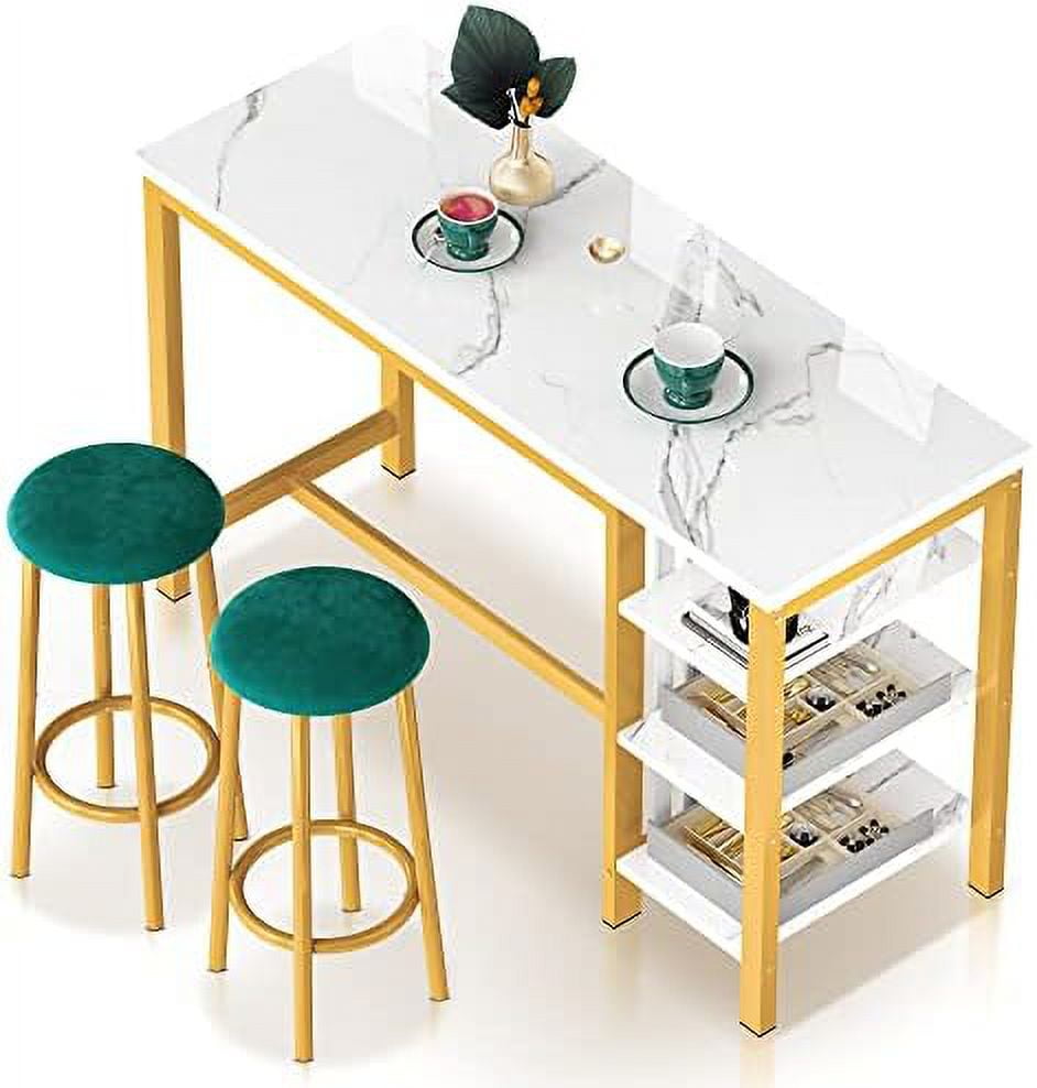 Black Kitchen Table and Chairs for 4 Compact 5Piece Dining Room Table