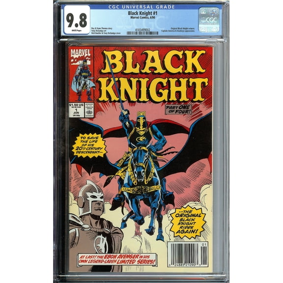 Black Knight #1 - CGC 9.8 Comic Book
